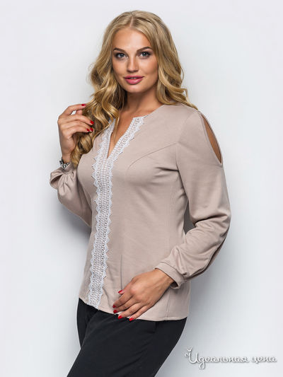 Блуза Dressa, цвет бежевый