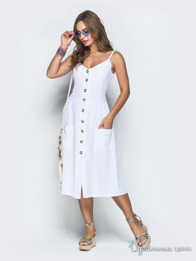 Сарафан Dressa, цвет белый