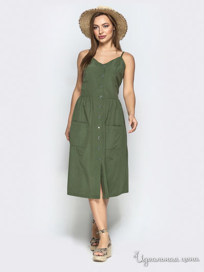 Сарафан Dressa, цвет хаки