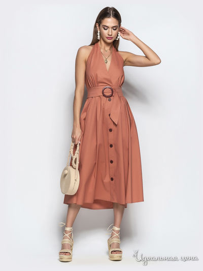 Платье Dressa, цвет коричневый