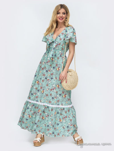 Платье Dressa, цвет зеленый