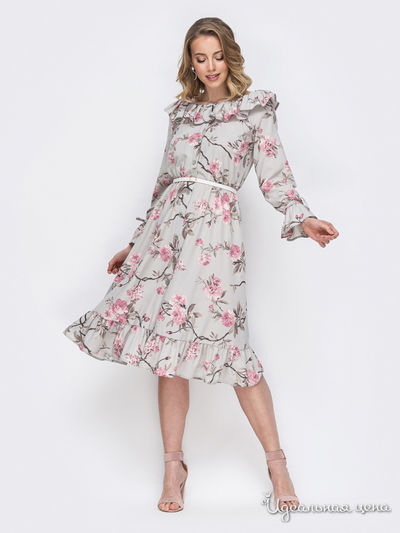 Платье Dressa, цвет серый