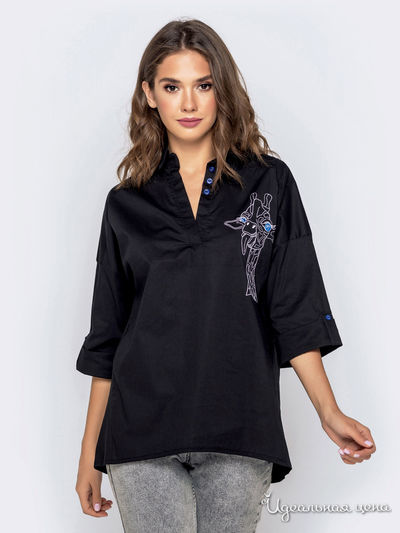 Блуза Dressa, цвет черный