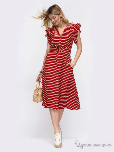 Платье Dressa, цвет терракотовый