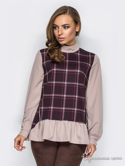 Блуза Dressa, цвет бежевый