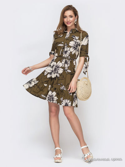 Платье Dressa, цвет Хаки