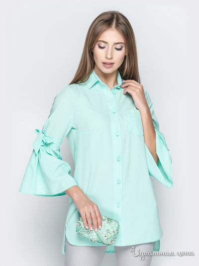 Блуза Dressa, цвет бирюзовый