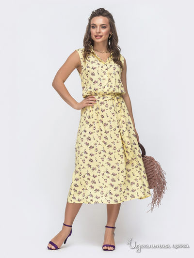 Платье Dressa, цвет желтый