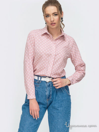 Блуза Dressa, цвет розовый