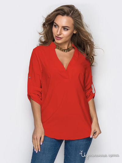 Блуза Dressa, цвет красный