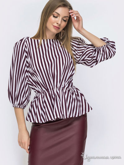 Блуза Dressa, цвет бордовый