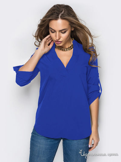 Блуза Dressa, цвет синий