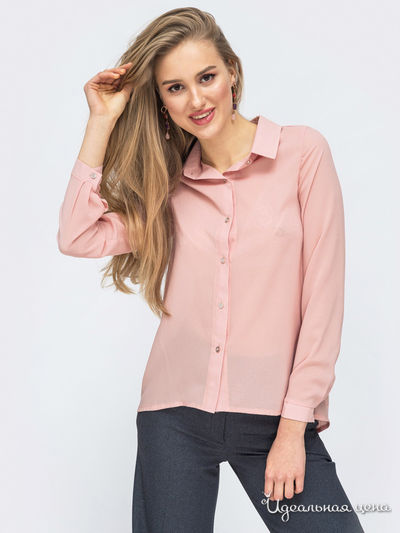 Блуза Dressa, цвет светло-розовый
