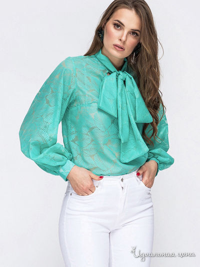 Блуза Dressa, цвет бирюзовый