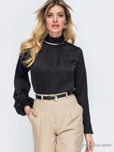 Блуза Dressa, цвет черный