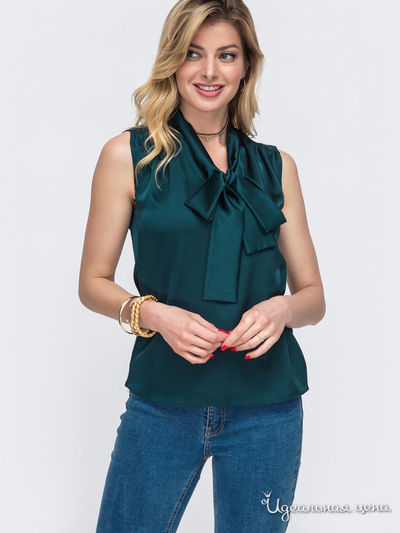 Блуза Dressa, цвет зелёный