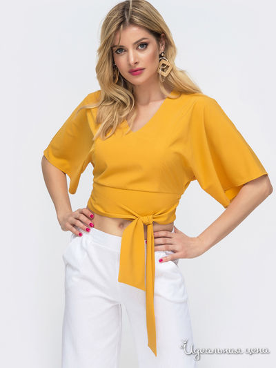 Блуза Dressa, цвет желтый