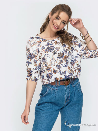 Блуза Dressa, цвет мультиколор