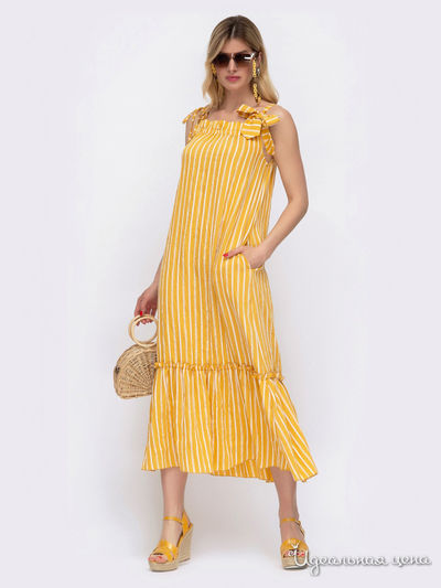 Сарафан Dressa, цвет желтый