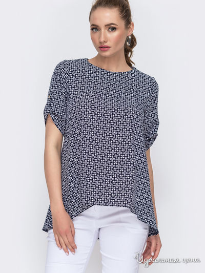 Блуза Dressa, цвет темно-синий