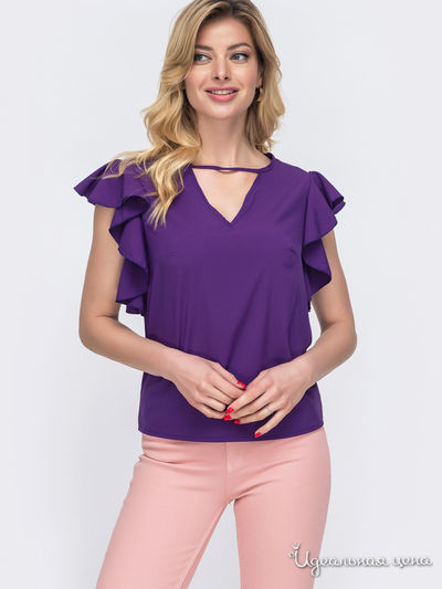 Блуза Dressa, цвет фиолетовый