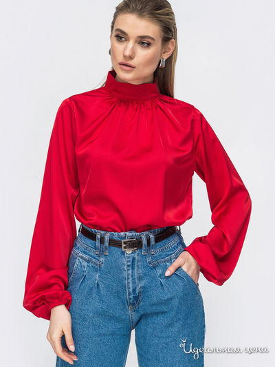 Блуза Dressa, цвет красный
