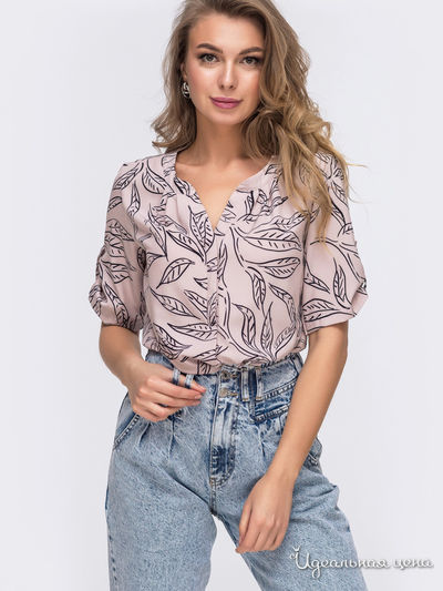 Блуза Dressa, цвет светло-розовый