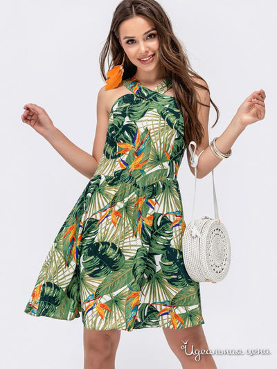 Сарафан Dressa, цвет зеленый
