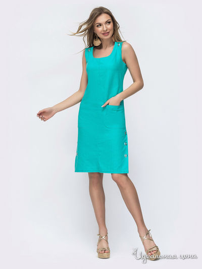 Сарафан Dressa, цвет бирюзовый