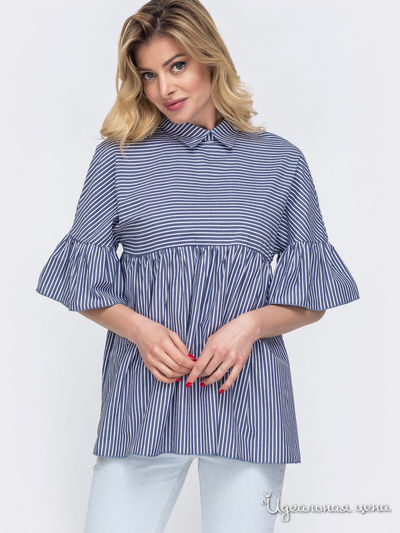 Блуза Dressa, цвет серый