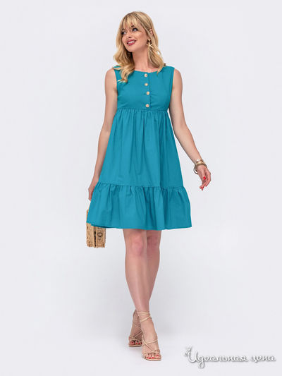 Платье Dressa, цвет бирюзовый
