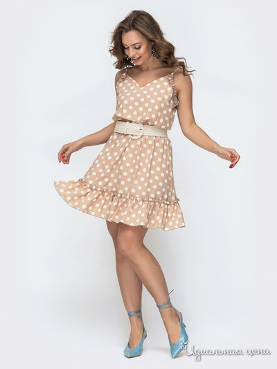 Сарафан Dressa, цвет бежевый