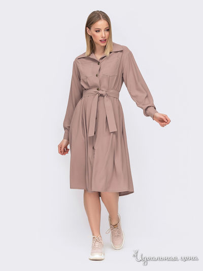 Платье Dressa, цвет бежевый