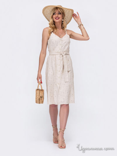 Сарафан Dressa, цвет бежевый