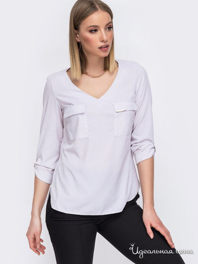 Блуза Dressa, цвет молочный