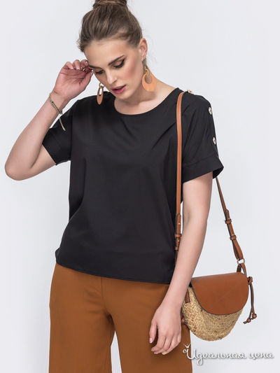 Блуза Dressa, цвет черный