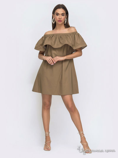 Платье Dressa, цвет коричневый