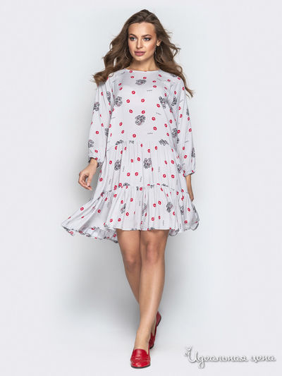 Платье Dressa, цвет серый