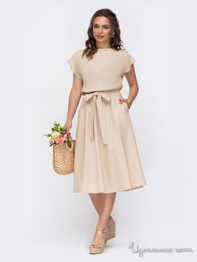 Платье Dressa, цвет бежевый