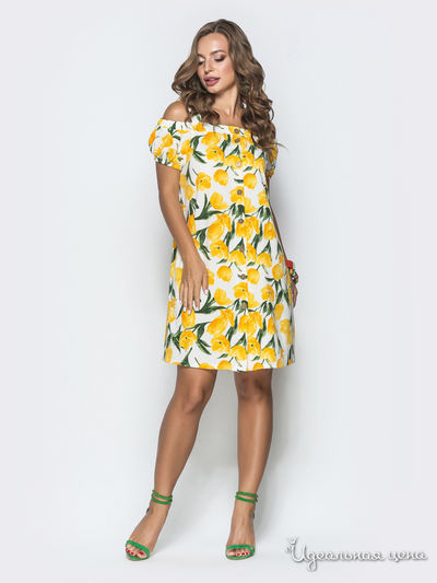 Платье Dressa, цвет желтый