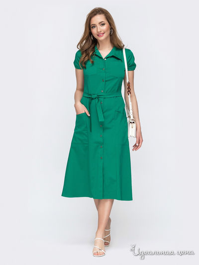 Платье Dressa, цвет зеленый