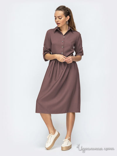 Платье Dressa, цвет коричневый