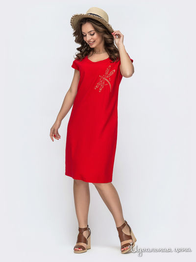 Платье Dressa, цвет красный