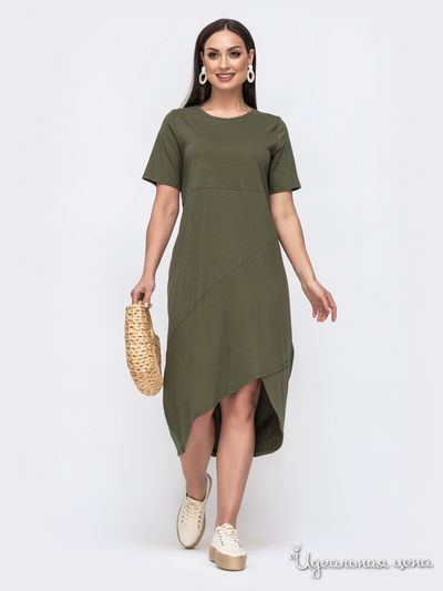 Платье Dressa, цвет хаки