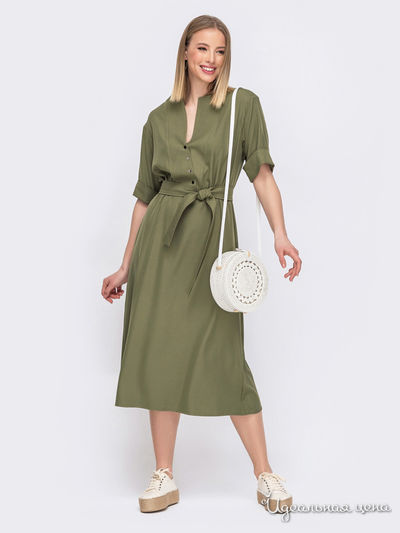 Платье Dressa, цвет хаки