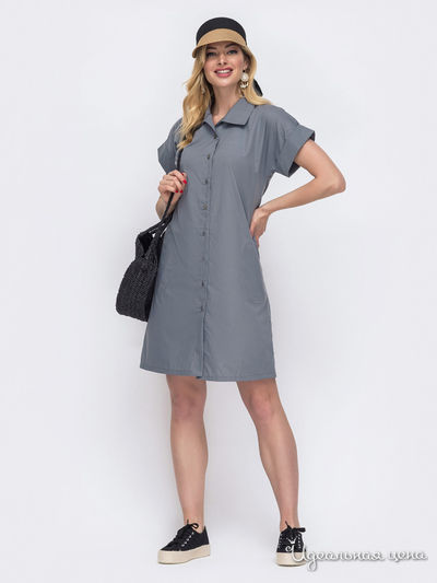 Платье Dressa, цвет серый