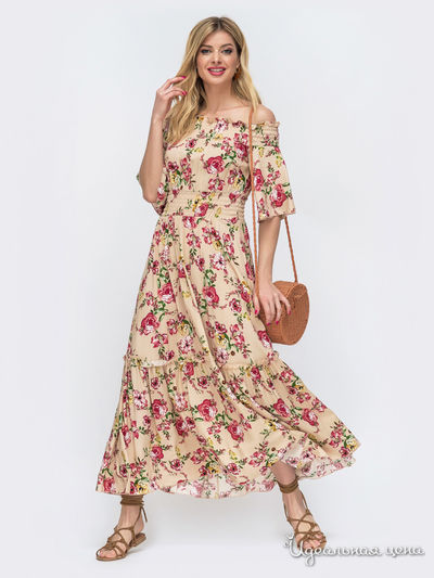 Платье Dressa, цвет бежевый