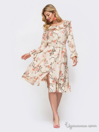 Платье Dressa, цвет бежевый