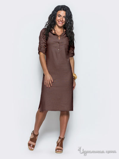 Платье Dressa, цвет коричневый