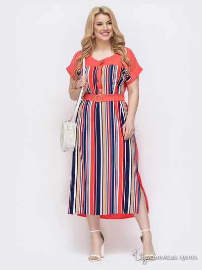 Платье Dressa, цвет коралловый